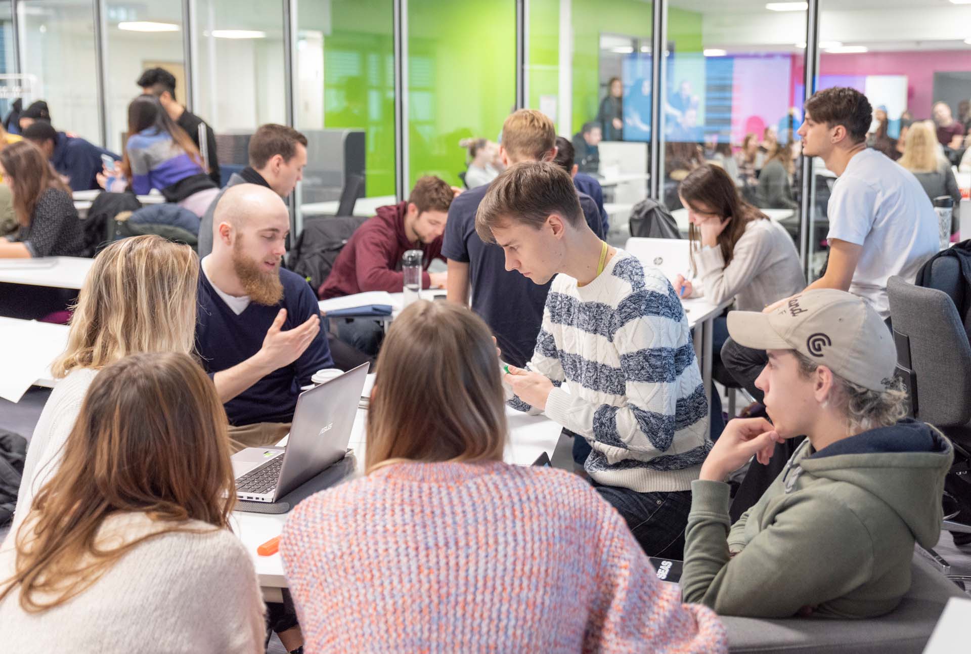 students in classroom