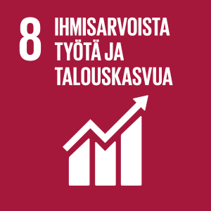 Tavoite 8 - Ihmisarvoista työtä ja talouskasvua