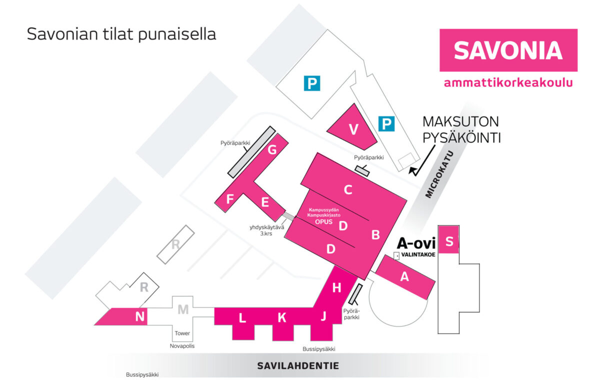 Valintakoe Microkadun kampuksella - Savonia-AMK