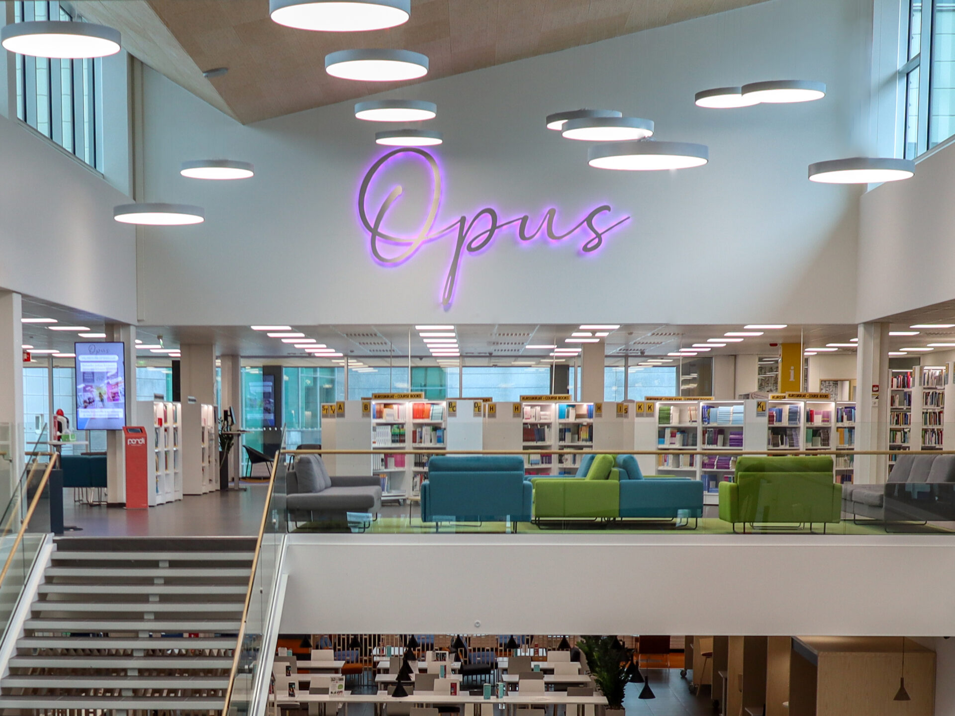 Picture from Savonia's library Opus.