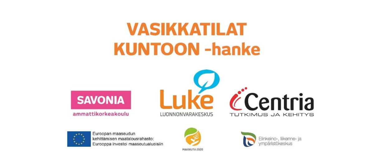 Logoja: savonia, luke, centria, euroopan kehitysrahasto.