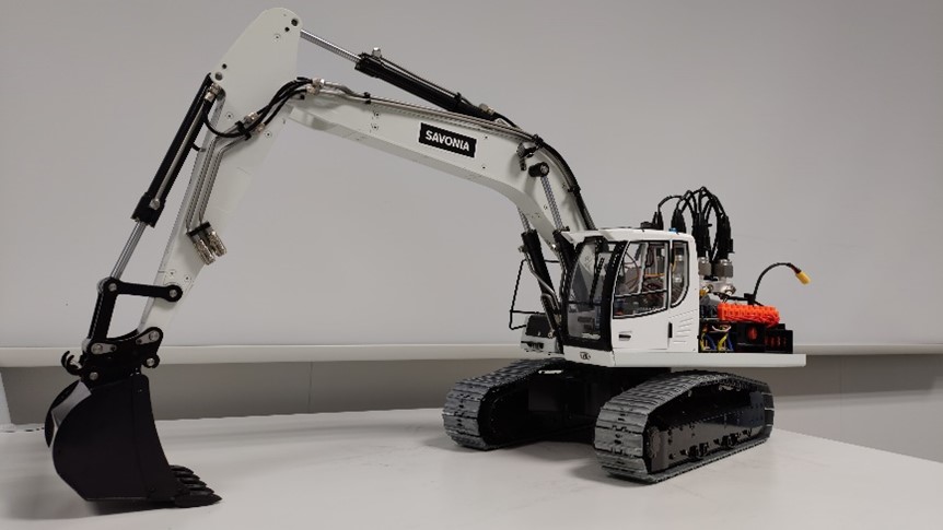 Figure 1: Savonia excavator robot.