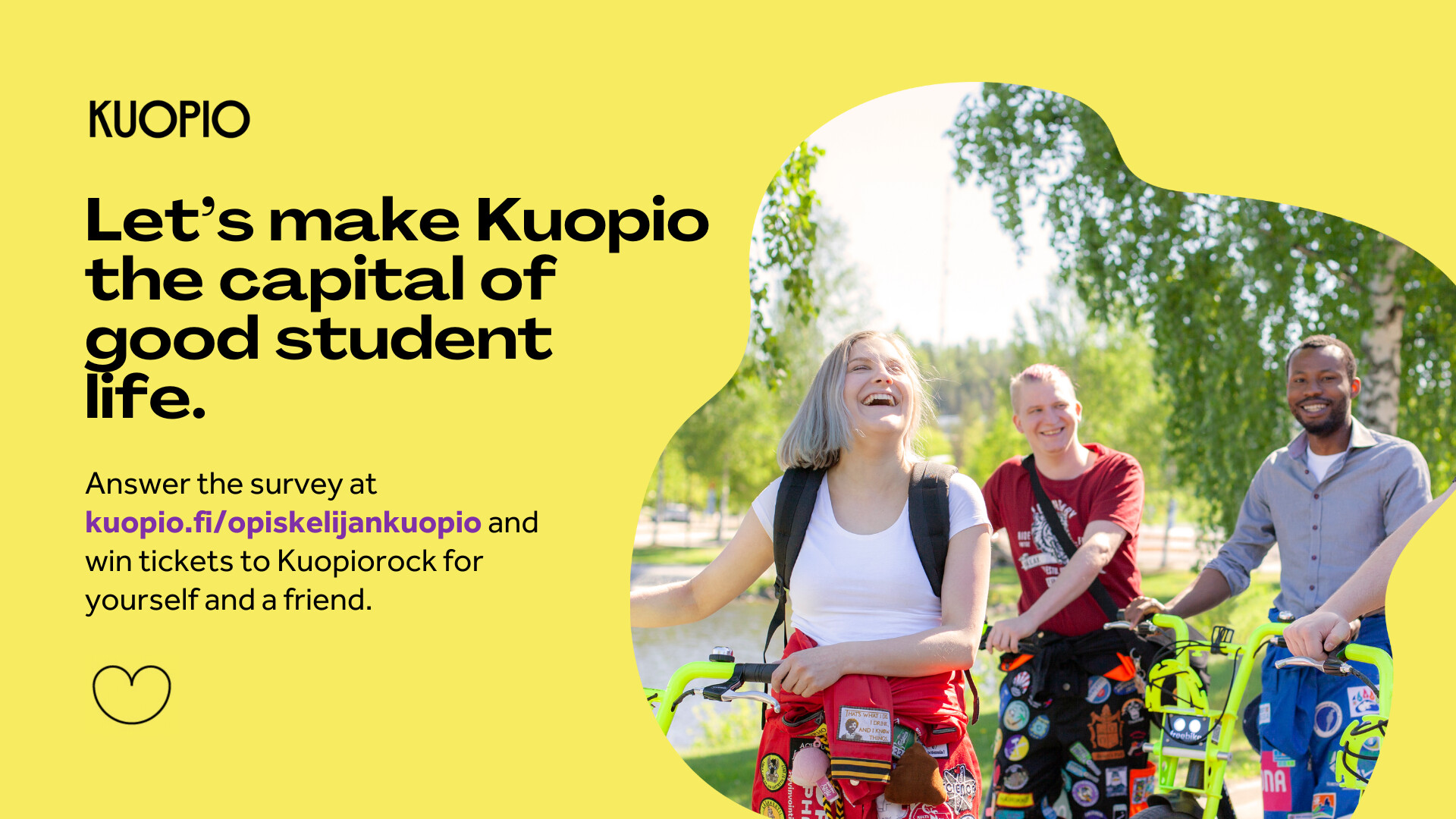 Student, what kind of city do you think Kuopio is?