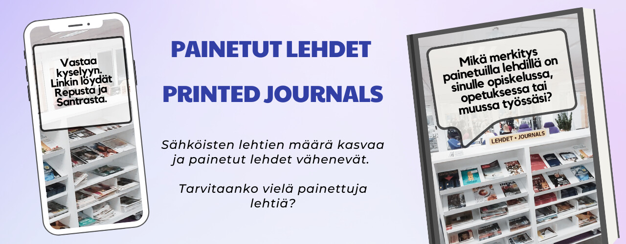 Do we still need printed journals? Take the survey!