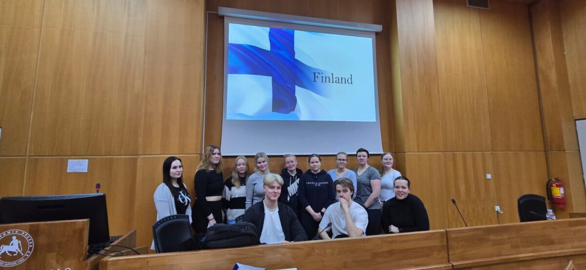 Students from Savonia UAS.
