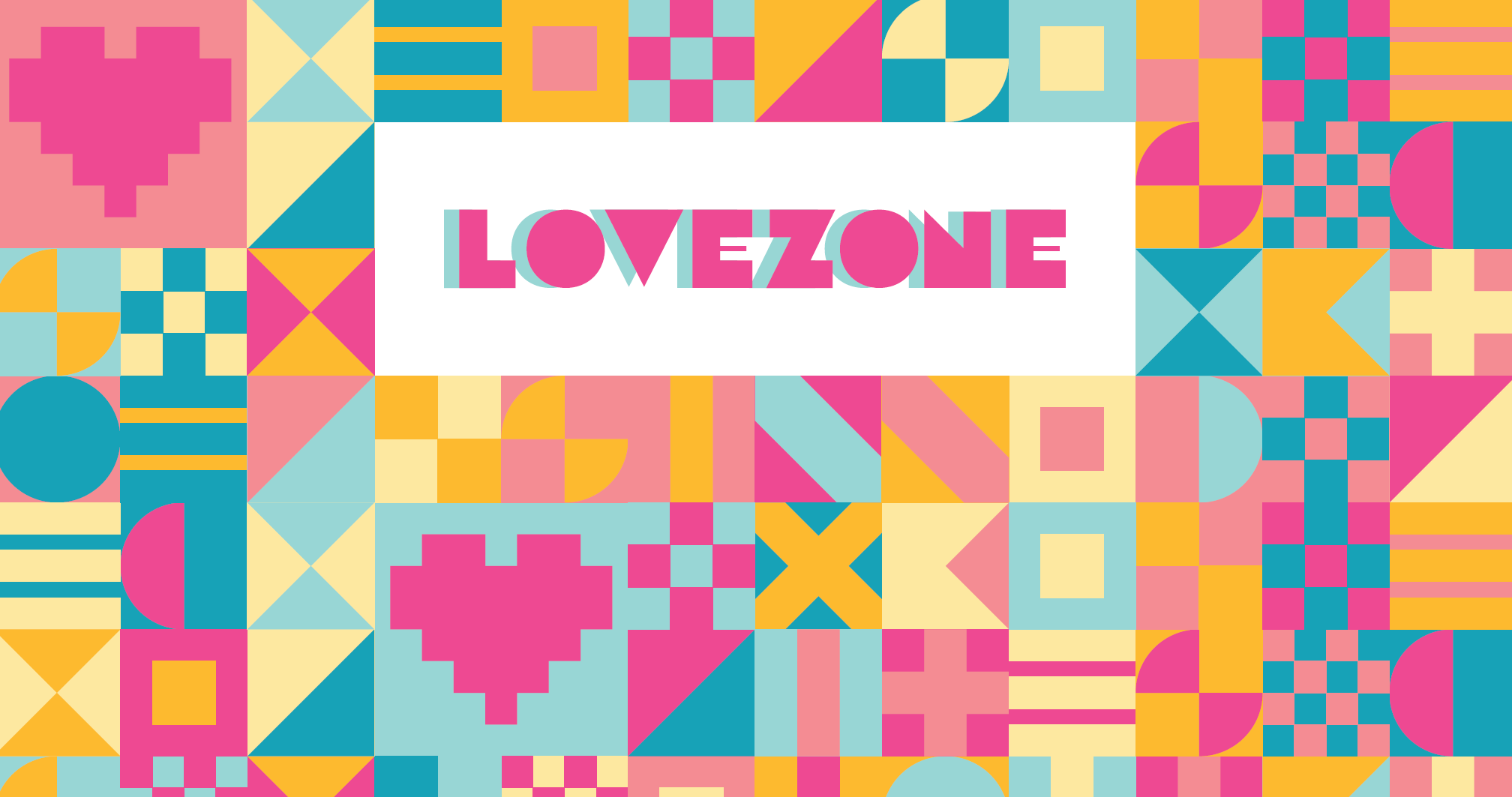 LoveZonen visuaalinen ilme