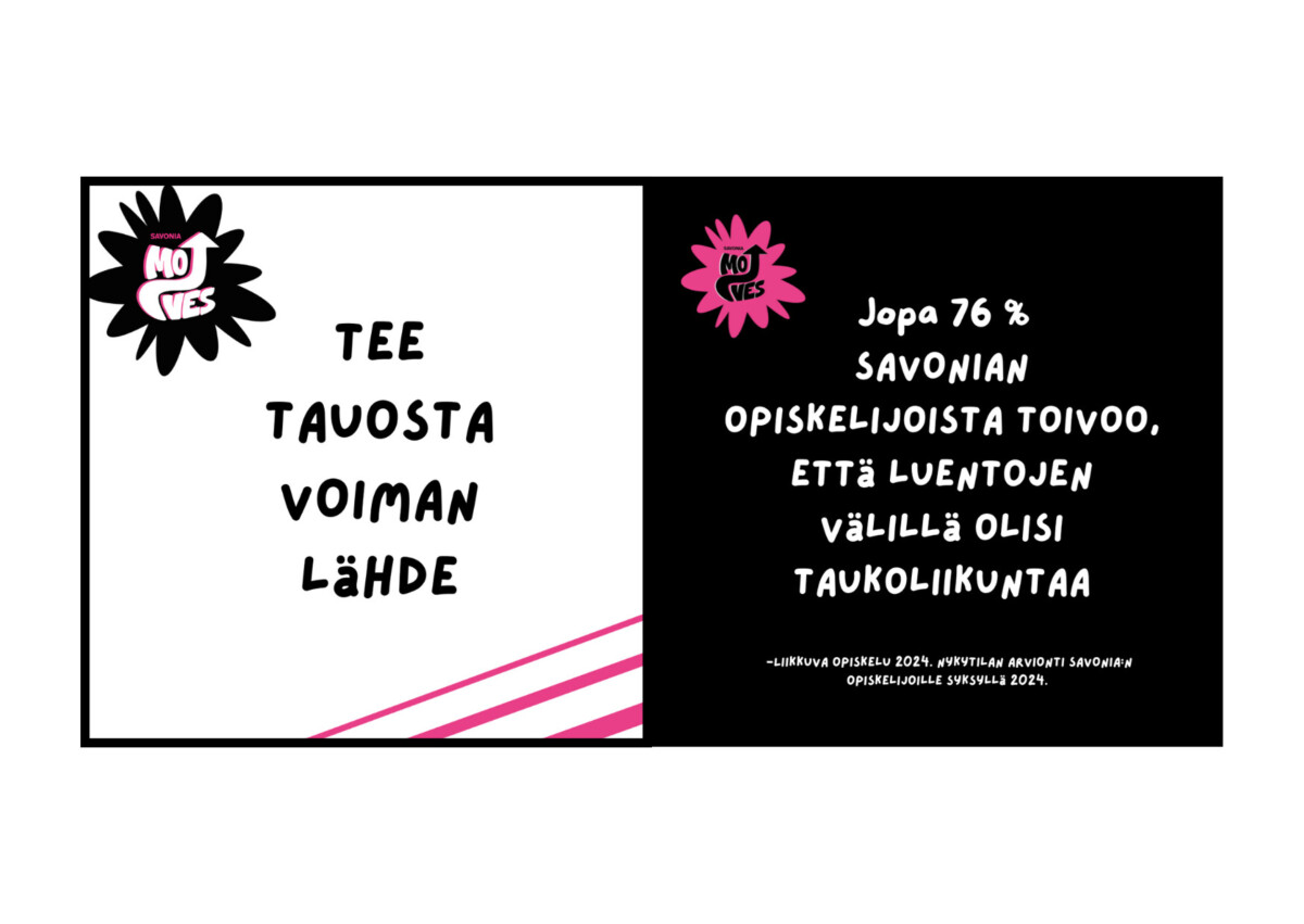 Kuvituskuvassa kuva taukoliikuntajulisteesta.