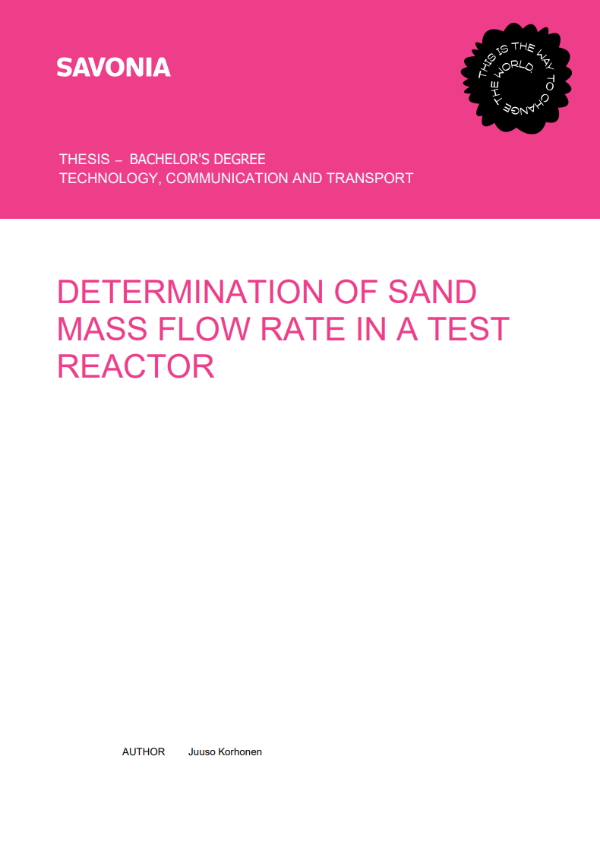 Juuso Korhosen opinnäytetyö